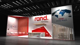 20x40 Inline booth design by Reaction Space